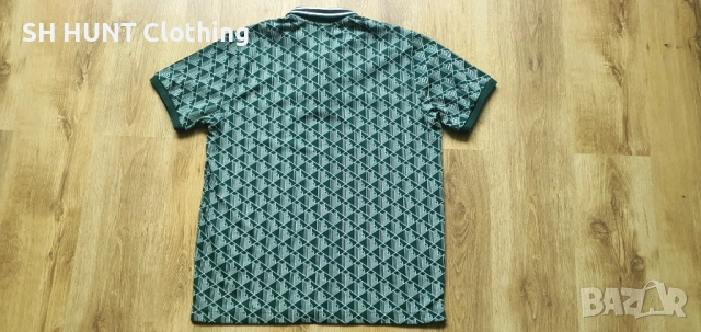 LACOSTE Monogram Print Short Sleeve Polo Shirt размер S / M / L / XL / XXL поло тениска, снимка 4 - Тениски - 54795742