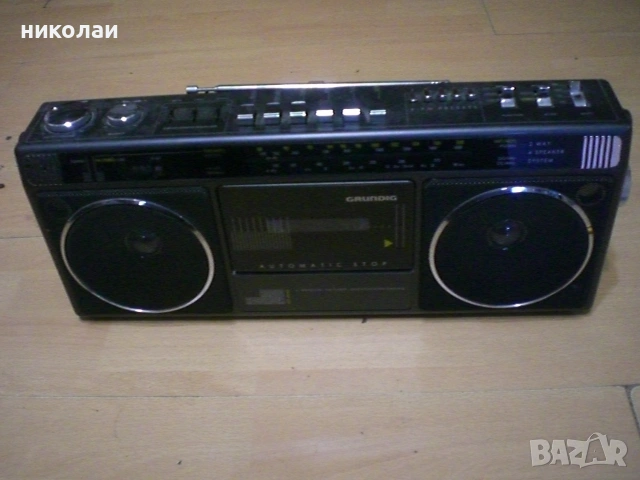 касетофон GRUNDIG работирадио и касетка