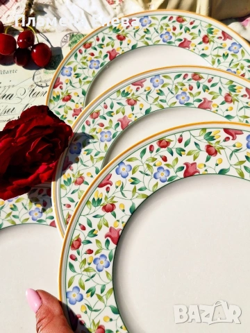 Villeroy & Boch 6 чинии , снимка 4 - Чинии - 54929090