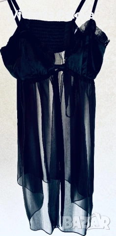 Луксозна къса копринена нощница LELO Sussurra Babydoll – размер S, снимка 4 - Нощници - 54577236