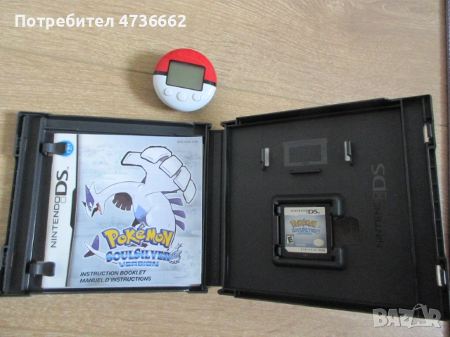 Pokemon Soul Silver with PokeWalker, снимка 7 - Игри за Nintendo - 54455014