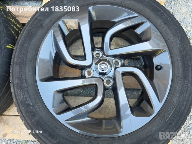 Лети джанти 16ки 4х108 Opel, Peugeot, Citroen + летни гуми 195/60/16 Bridgestone, снимка 6 - Гуми и джанти - 55093158