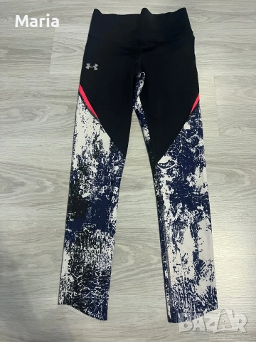 Оригинален дамски спортен клин Under Armour черен с принт размер S