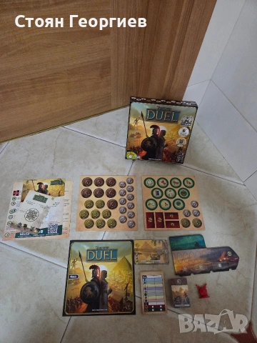 Чисто нова Настолна игра за двама 7 Wonders Duel (френско издание), снимка 2 - Образователни игри - 54600727