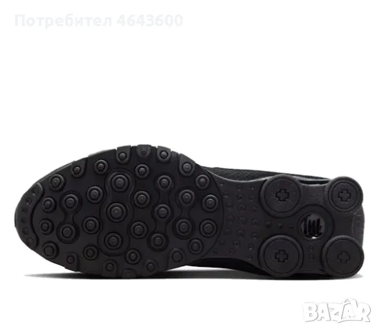 Nike Shox NZ Triple Black, снимка 8 - Маратонки - 55692436