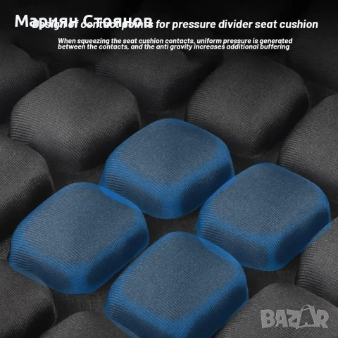 Подложка за седалка на мотор/ Възглавница за мотор гел седалка 3D Мото възглавничка мрежа омекотител, снимка 11 - Аксесоари и консумативи - 55015272