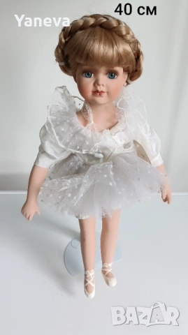 Балерина, порцеланова, английска , колекционерска кукла от Alberon Dolls . , снимка 6 - Кукли - 54383093