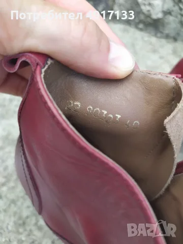 Gadea дамски кожени боти №40, бордо, Made in Spain, почти нови 60€, снимка 8 - Дамски елегантни обувки - 55663705