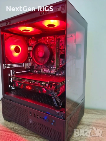 Бюджетен Геймърски Компютър / Ryzen 5 + RX 580 8GB / С ЧИСТО НОВИ ЧАСТИ!, снимка 2 - Геймърски - 54764187