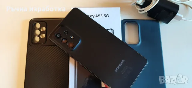 samsung sm-a536b/ds a53 пълен комплект зарядно usb кабел калъф кутия телефон, снимка 9 - Samsung - 55486097