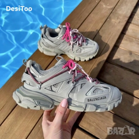 Balenciaga Track – Grey , снимка 4 - Маратонки - 54305782