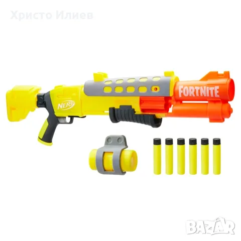 NERF FORTNITE Бластер LEGENDARY TAC с 6 стрели AccuStrike Mega, снимка 2 - Други - 55441880