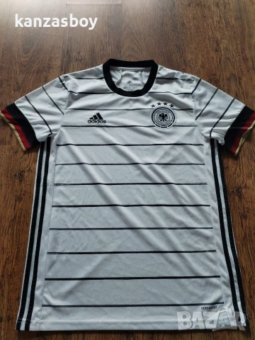 ADIDAS Germany Football Soccer Home Shirt 2020-22 - мъжка колекционерска тениска КАТО НОВА М, снимка 6 - Тениски - 55252740