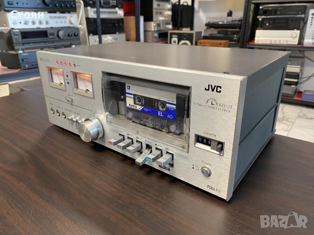 Чудесен касетен дек JVC, снимка 5 - Декове - 54228026