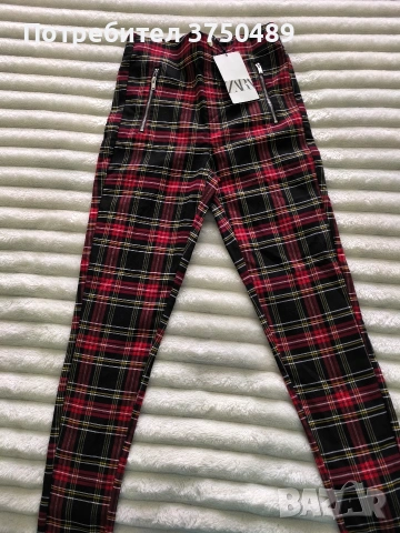 Нов дамски панталон тип клин- ZARA размер M, снимка 2 - Панталони - 54206757