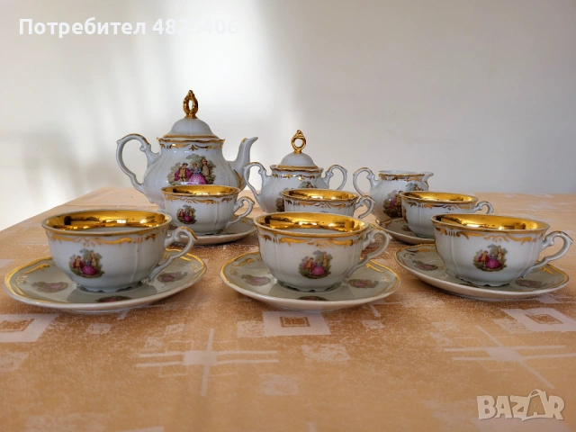 Бароков сервиз за чай, снимка 5 - Сервизи - 54517091