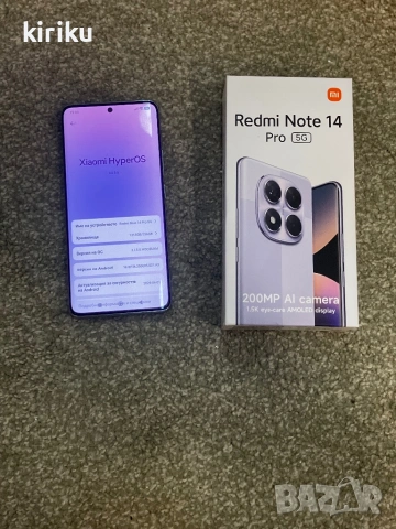 Xiaomi Redmi Note 14pro 5g 257 gb 8+8ram, снимка 2 - Xiaomi - 54712411