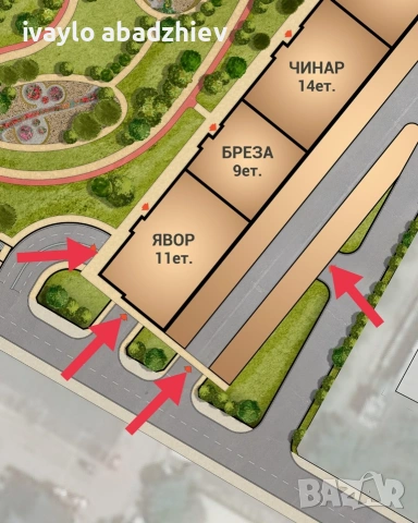 Паркомясто в к-с Фемили гардън, Варна 