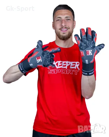 Вратарски ръкавици Bkeeper HIVE #26 Red размер 10, снимка 8 - Футбол - 55319201