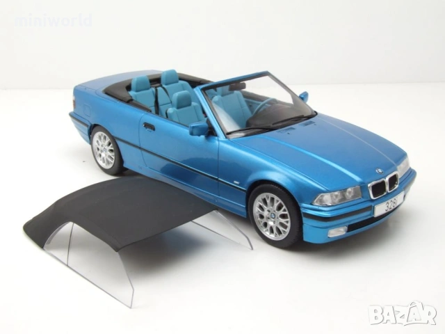 BMW 328i Cabrio E36 1996 - мащаб 1:18 на MCG моделът е нов в кутия, снимка 2 - Колекции - 54823247