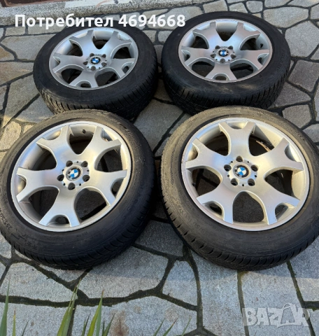 Зимни гуми с джанти Barum Polaris 5 255/50/R19 БМВ х5 е53, снимка 2 - Гуми и джанти - 54387746