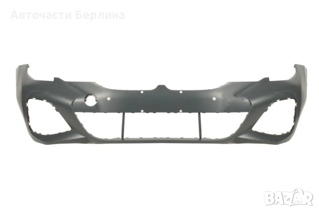 Предна броня с 2 отвора за парктроник с дюзи за фарове за BMW 3 BLIC