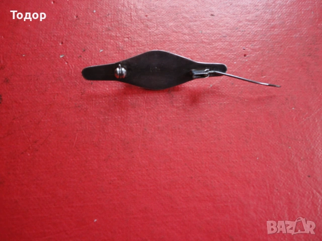 Уникална сребърна златна брошка с камък , снимка 5 - Колиета, медальони, синджири - 54080904