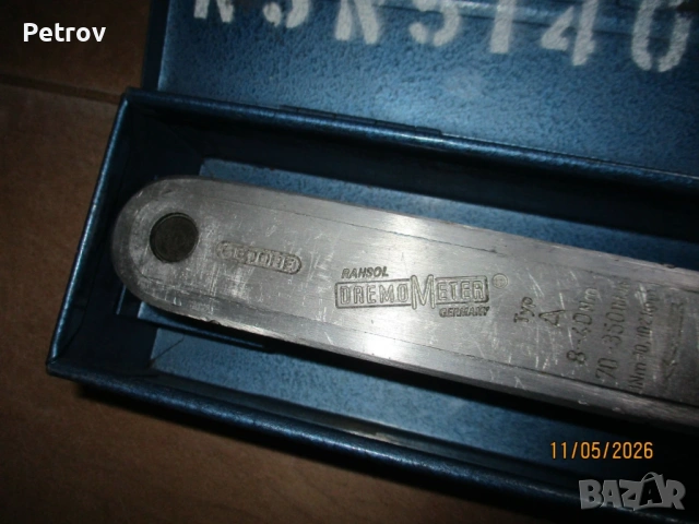 GEDORE- RAHSOL - DREMOMETER - Typ A - MADE IN GERMANY - 8-40 Nm, 3/8"- Нов Внос Динамометричен Ключ , снимка 2 - Гедорета - 54643239