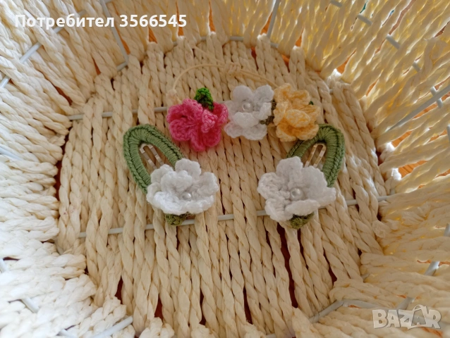 Ръчно изплетени фибички, снимка 18 - Шноли, диадеми, ленти - 54990337