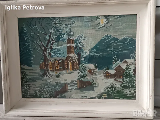 Гоблени на Вилер-"Зимна нощ" и "Лято", снимка 10 - Други ценни предмети - 55435500