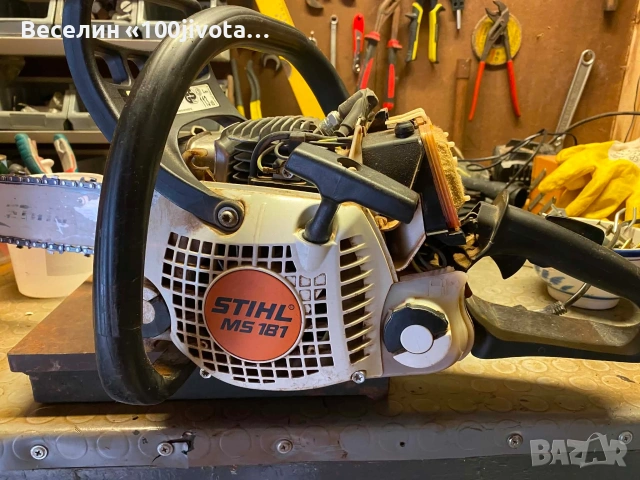 Щил stihl ms181 , снимка 4 - Моторни триони/резачки - 55129539
