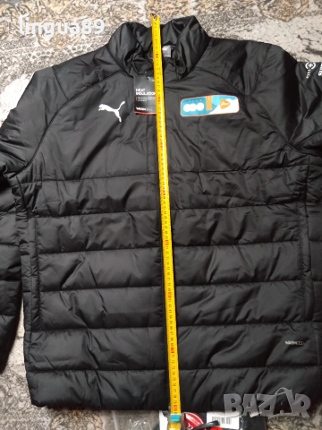 Puma Team Liga Padded черно зимно мъжко яке L, снимка 6 - Якета - 55154133