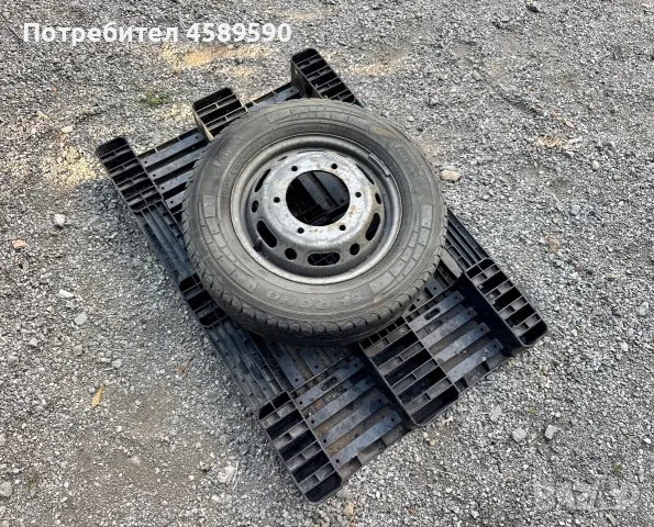 Резервна гума+Джанта 16цола 6x205 за ДВОЙНА ГУМА Mercedes Sprinter(2006-2026),Vw Crafter(2006-2017), снимка 2 - Гуми и джанти - 55668026