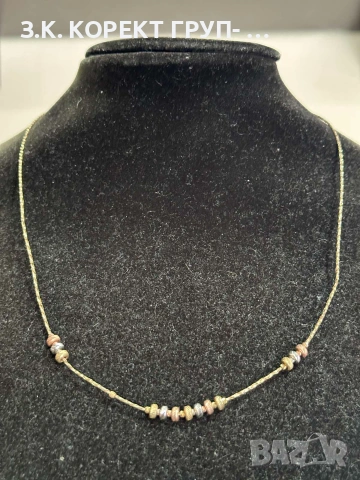 Златно дамско колие 14K – 3,81гр, 48см