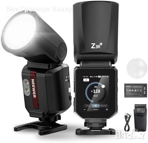 Нова NEEWER Z3R-C 100Ws TTL светкавица за Canon HSS 1/8000s за фотография снимки