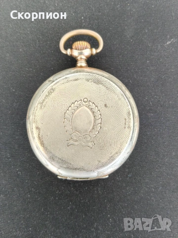 Джобен СРЕБЪРЕН часовник - JUNGHANS - ГЕРМАНИЯ - 15 РУБИНА, снимка 13 - Джобни - 50994374