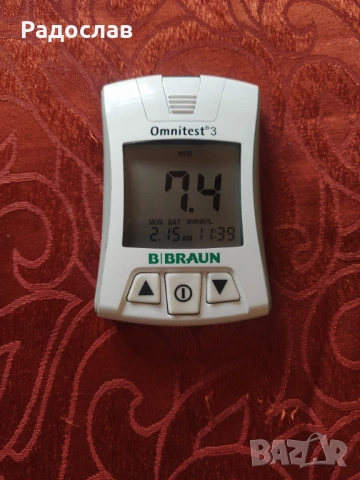 Германски глюкомер B|BRAUN, снимка 2 - Уреди за диагностика - 54174535