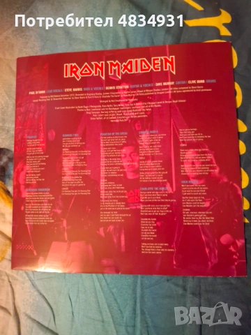 Iron Maiden- picture lp vinyl , снимка 3 - Грамофонни плочи - 54645810