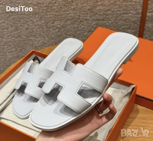 Hermès Oran White , снимка 4 - Чехли - 54769410
