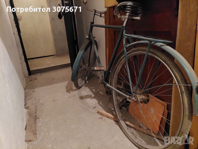 Стар мъжки градски велосипед 28" – класически модел, едноскоростен