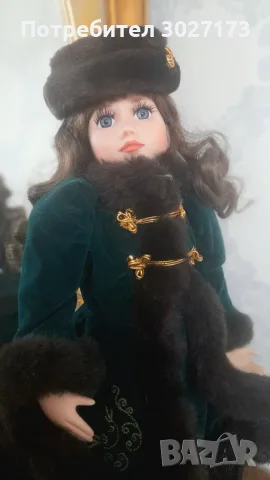 Порцеланова кукла Катрин Роуз от Heirloom Doll на Franklin Mint, снимка 3 - Колекции - 55568127