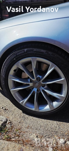 4 бр. летни гуми с джанти 18" 245/45/18 8.5J ET29 audi, снимка 2 - Гуми и джанти - 54444293