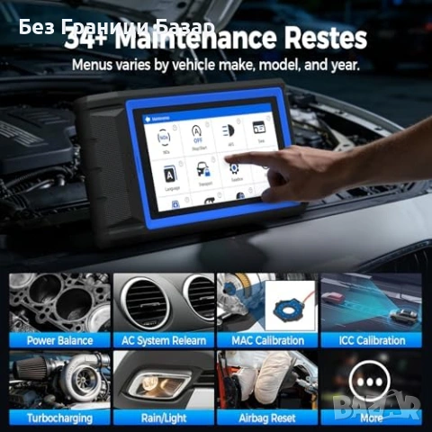 Нова TOPDON X800 BT авто диагностика Bluetooth Full System скенер кола автомобил, снимка 5 - Друга електроника - 54457722