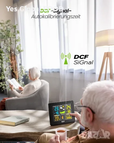 BALDR безжична метеостанция с външен сензор и DCF, снимка 3 - Други стоки за дома - 55691684