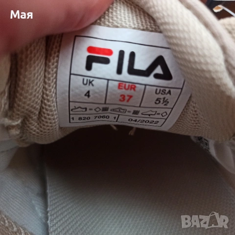 Дамски маратонки- 'Fila', снимка 3 - Маратонки - 54656584