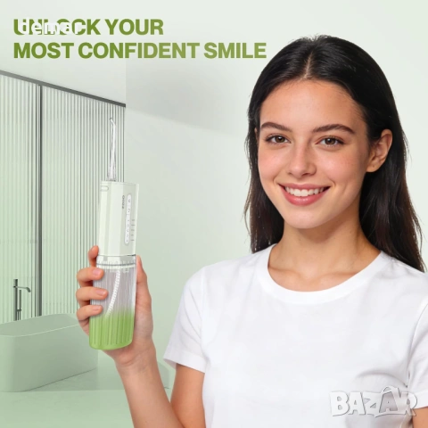 Govee/OOZZ Travel Water Flosser — преносим зъбен душ система за зъби с 6 накрайника и IPX8, снимка 3 - Други - 54877431