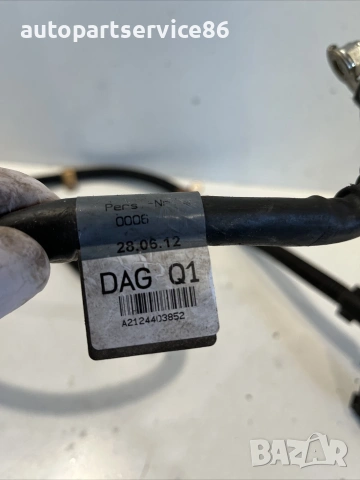 Окабеляване кабелен сноп на алтернатор за Mercedes W212 2.2 CDI (2012) A2124403852, снимка 2 - Части - 55235092