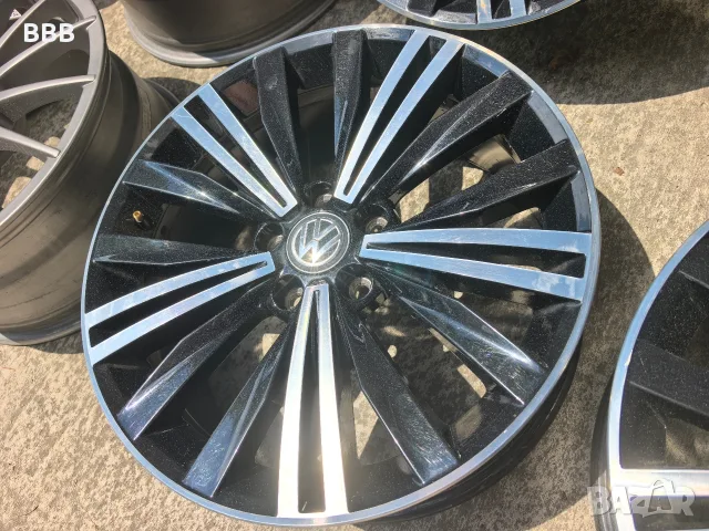18ки 5х112 7J ET43 CB 57.1mm Vw , снимка 6 - Гуми и джанти - 55607312