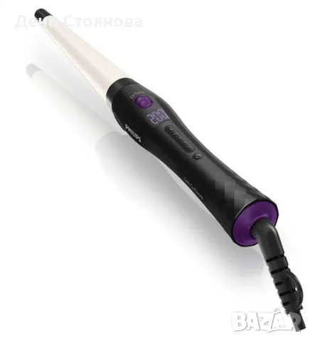 Маша Philips Care CurlControl HP861800, керамична, 200 градуса, Черна, снимка 5 - Друга електроника - 55434470