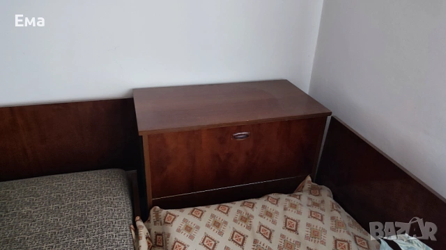 Дървени легла с матраци и ракла, снимка 2 - Спални и легла - 54035902